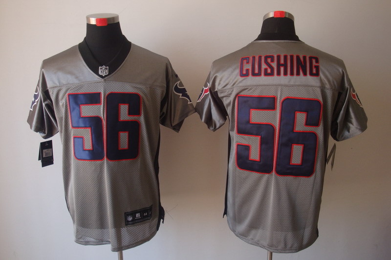 Men's Houston Texans Brian Cushing #56 Gray Jersey